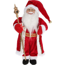 Фигура «Санта с Посохом» 45см (мягкая игрушка), красный бархат