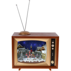 Декоративная статуэтка "Телевизор" с LED-подсветкой 39см, полистоун