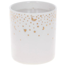 Декоративная свеча "Зимняя феерия" в фарфоровом стаканчике, 320мл