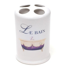 Подставка LE BAIN Ø8.7х13.4см для зубных щеток, фарфор