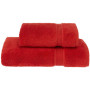 Набор полотенец Soft Cotton «Lana Kirmizi» Red банное 75х150см и лицевое 50х90см, хлопок