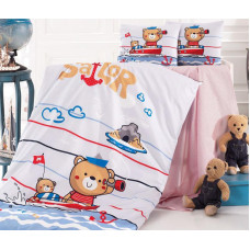 Комплект детского постельного белья Nazenin Sailor в кроватку, хлопок