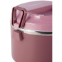 Ланч-бокс Kamille Snack 1000мл, пластик и нержавеющая сталь, розовый