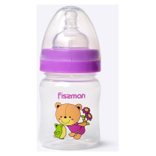 Бутылочка детская для кормления Fissman Babies "Мишка-любимчик" 120мл с широким горлышком