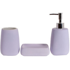 Набор аксессуаров "Violet Classic" для ванной: дозатор для мыла, стакан, мыльница