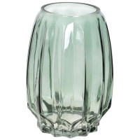Ваза декоративная Ancient Glass "Грейс" 20х14см, стекло, зеленый