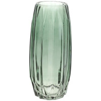 Ваза декоративная Ancient Glass "Грейс" 30х13см, стекло, зеленый