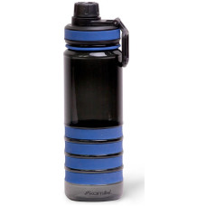 Спортивна пляшка Kamille для води 750мл пластикова із силіконовою вставкою