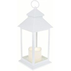 Декоративний ліхтар "Нічний вогник" з LED підсвічуванням 13.5х13.5х31.5см, білий