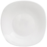 Набор 6 обеденных тарелок Infinite Tenderness белые 25.5см, стеклокерамика