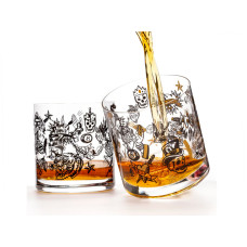 Набор двух стаканов для виски 410 мл Tattoo Whisky Bohemia Чехия 25089 410S S1653