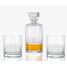 Набор для виски графин и два стакана Crystalex Bohemia Чехия 30A95 1000S BM783