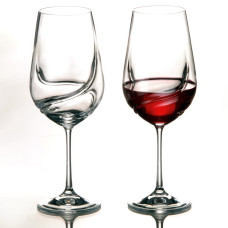 Набор бокалов для вина 2 штуки 550 мл Bohemia Turbulence 40774