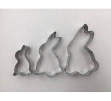 Набір форм для печива і пряників Великодні кролики 3 штуки серія ProCooking PEM_484
