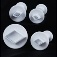 Плунжер пластиковый для мастики Ромбики мини (набор 4 шт) cерия ProCooking PEM_1315