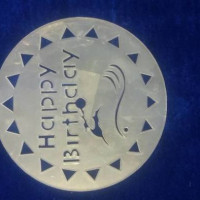 Трафарет пластиковий для торта Happy birthday ? 150 мм EMP_8657 серія ProCooking PEM_1344