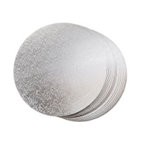 Підкладка для торта кругла упаковка 20 штук золотого і срібного кольору діаметр 300 мм серія ProCooking