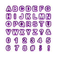 Вирубки для тіста Англійський алфавіт і цифри серія ProCooking PEM_430