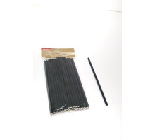 Паперові Трубочки чорного кольору упаковка 50 штук діаметр 7 мм серія ProCooking PEM_280