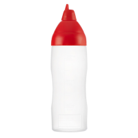 Пляшка для соусу 350 мл червона Araven 02554_FD