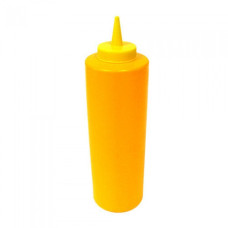 Желтая бутылка для соусов, гарчици, кетчупа  и майонеза на 720 мл Болгария 517202 FD