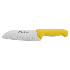 Нож японский Сантоку 180 мм "2900" желтый Arcos 290600_FD