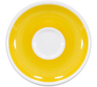 Блюдце Millecolori Hand Painted Yellow 14,5 см для серий "Verona/Torino/Bari/Palermo" Ancap 34414_FD