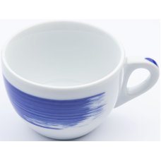 Чашка caffe latte 350 мл Blue stroke B "Verona Millecolori Hand Painted Brush stroke B Blue with Sta Ancap 35135_FD