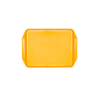 Поднос прямоугольный желтый с ручками 43х31 см FoREST 591802_FD