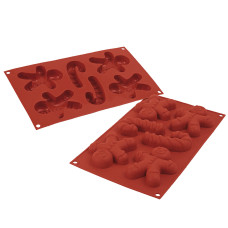 Силиконовая форма для десертов GINGERBREAD MAN SF106/C_FD