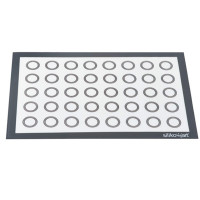 Силіконовий килимок для макаронс 58,3 х38, 4 см FIBERGLASS 60x40_FD