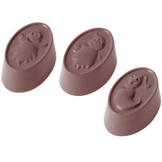 Форма для шоколаду полікарбонатна "приведеннях25 мм h18 мм, 3х8 шт./12,75 г 1523 CW_FD