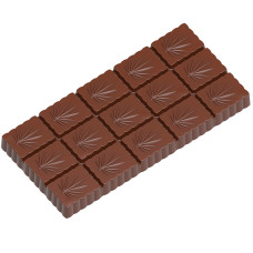 Форма для шоколаду полікарбонатна "конопельочки"114,5х54,5 мм h 9 мм, 2х5 шт./9,5 г 1994 CW_FD