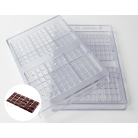 Модуль для шоколада "Плитка класcическая" 3х2 шт./27 г (100х50х5 мм) Chocolate World 2017 CW_FD