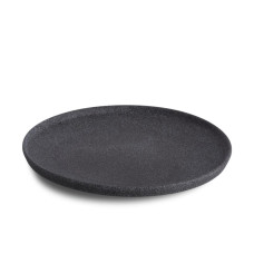 Тарелка круглая 24 см, цвет темно-серый,  серия " Granit" (без глазировки) G.Benedikt G4Q2124_FD