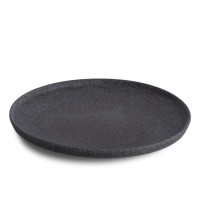 Тарелка круглая 26 см, цвет темно-серый,  серия " Granit" (без глазировки) G.Benedikt G4Q2126_FD