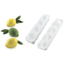 Форма для десерта "Лимон и лайм" 120 мл х 4 шт. (88х61 мм) Silikomart LIMONE&LIME 120_FD