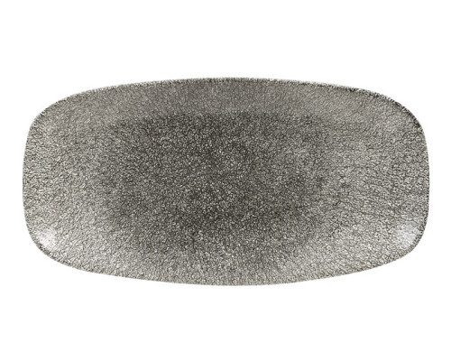 Блюдо прямоугольное 29,5х15 см серия "Studio Prints Raku Quartz Black" Churchill RKBQXO111_FD Блюдо прямоугольное 29,5х15 см серия "Studio Prints Raku Quartz Black" Churchill RKBQXO111_FD