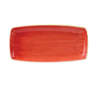 Тарелка прямоугольная 29,5х15 см серия "Stonecast Berry Red" Churchill SBRSOP111_FD
