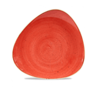 Тарелка треугольная 26.5 см серия "Stonecast Berry Red" Churchill SBRSTR101_FD