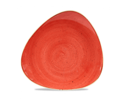 Тарілка трикутна 26.5 см серія "Stonecast Berry Red" Churchill SBRSTR101_FD