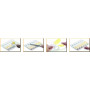 Форма силіконова для морозива Silikomart Италия Класика 93x48,5x25 мм (2 форми, 1 піднос, 50 ??паличок), GEL01 FD