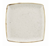 Тарелка квадратная 26,8 см серия "Stonecast White Speckle" Churchill SWHSDS101_FD