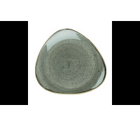 Тарелка треугольная 26,5 см серия "Stonecast Peppercorn Grey" Churchill SPGSTR101_FD