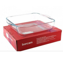 Форма для запекания Borcam 25х22х6см 2,36л стеклянная Pasabahce 59034