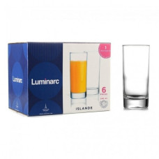 Набір високих склянок Islande 6шт 290мл Luminarc