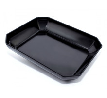Блюдо восьмиугольное из меламина черного цвета, 2800 мл, 305 * 254 * 50 мм PNK_549