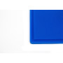 Дошка обробна HDPE з жолобом, 400*300*18 мм, 4 протиковзкі ніжки, синя PNK_205
