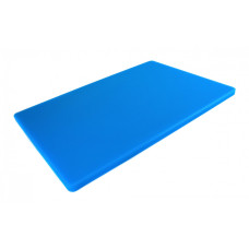 Двусторонняя разделочная доска LDPE, 600 * 400 * 20 мм, синяя профессиональная доска для нарезки и разделки PNK_211