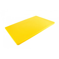 Двусторонняя разделочная доска LDPE, 600 * 400 * 20 мм, желтая профессиональная доска для нарезки и разделки PNK_213